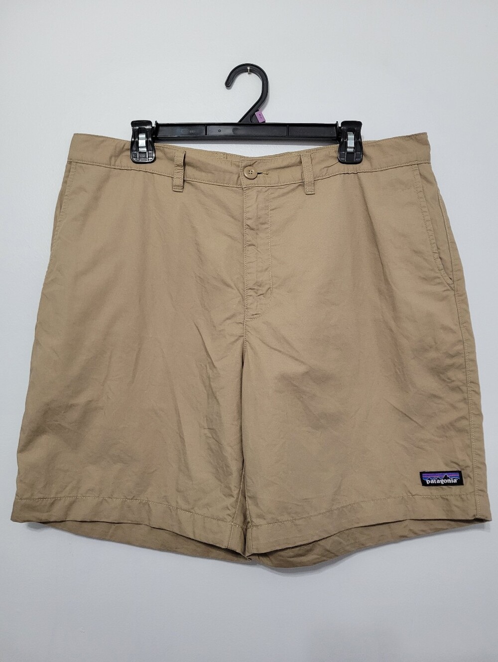Patagonia Men's Lightweight All-Wear Cotton Hemp Shorts 8" Size 36 Mojave Khaki - Picture 2 of 14